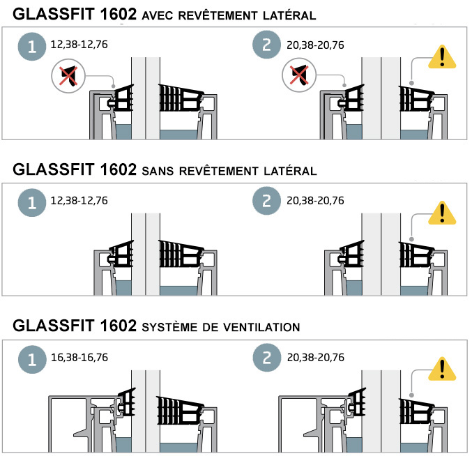 Epaisseur verre garde-corps escalier GLASSFIT 1602